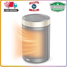 Dreo Space Heater, Portable Electric Heaters for Indoor Use with Thermostat, Dig