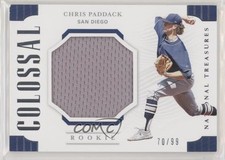 2019 Panini National Treasures Rookie Colossal Materials 70/99 Chris Paddack v9t