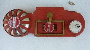 Vintage Best Lock Corporation Exit Lock Model B Emergency Exit Break Glass Parts