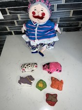 Childs Play DOLL There Was An Old Lady Who Swallowed the Sea Plush 6 Animals
