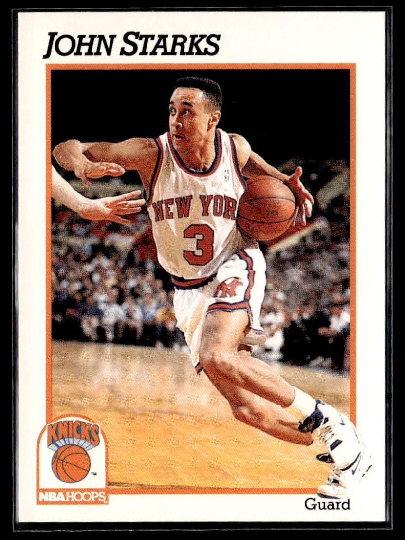1991-92 Hoops John Starks Rookie New York Knicks #406