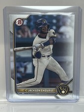 2022 BOWMAN DRAFT jackson chourio brewers paper prospect #BD-115