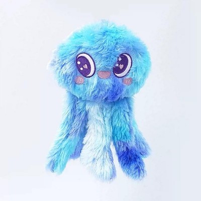 Jellyfish-Shaped Dog Toy, Plush Squeaky Dog Toys, Cute Durable Stuffed Crinkl...