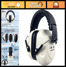 Adjustable Lightweight Noise Cancelling Ear Muffs - SNR 33dB Safety Earmuffs