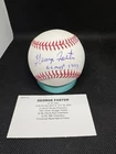 George Foster Autograph OML Baseball Tristar COA Inscribed NL MVP 1977  Reds