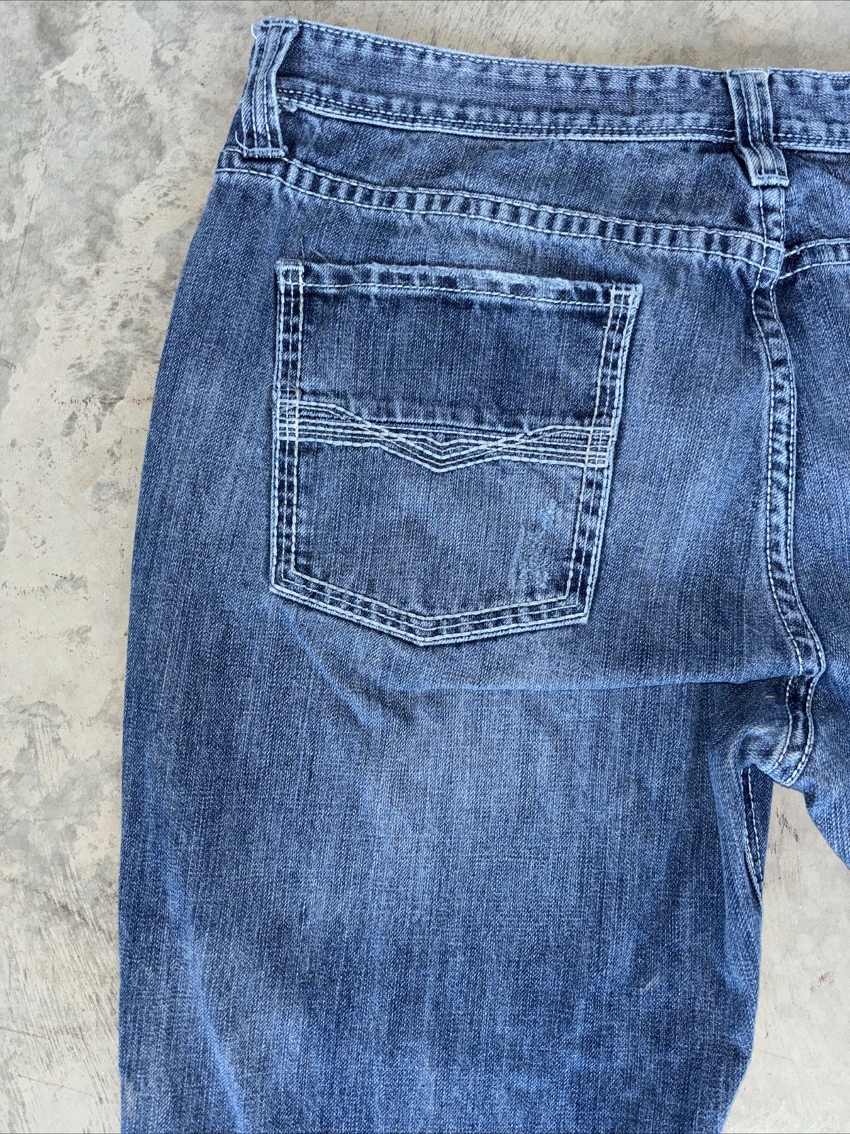 rock roll denim Double Barrle Stackable Jeans 40x… - image 15