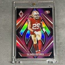 2024 Panini Phoenix Talanoa Hufanga Pink Fade Prizm /88 International  #131 49er