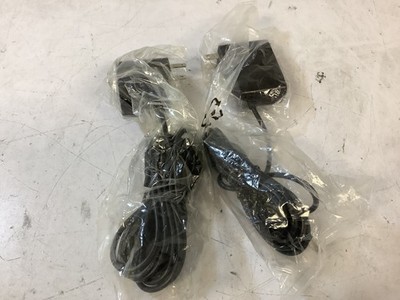 (Lot of 2) Microsoft 1429 Xbox 360 240V AC Power Adapter/Charger, Black ''J4B''