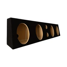 Sound Bar 6X9 4-Hole Double Angle 6x9" Speaker with 3” Tweeters Enclosure Box