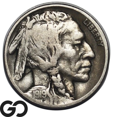 1919-D Buffalo Nickel, Better Denver Issue