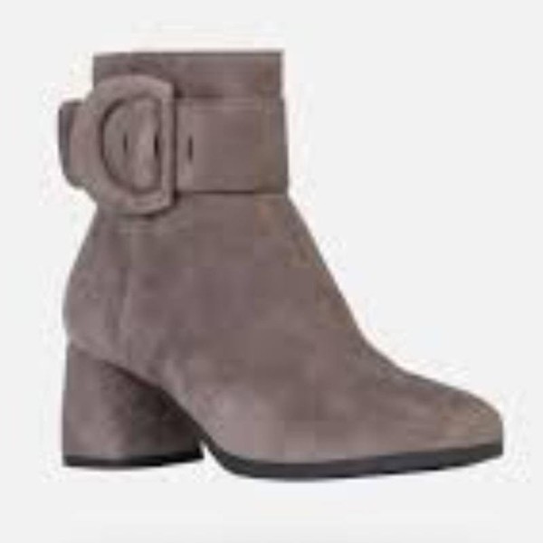 Women Gabor Boots Grey Suede 38 #7TKT