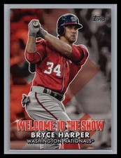 2022 Topps Baseball #WTTS-48 Bryce Harper WELCOME TO THE SHOW Wash Nationals