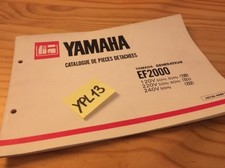 Yamaha Generator EF2000 7J0 7J1 7J2 Parts List Catalogue Spare Parts Ed: 80