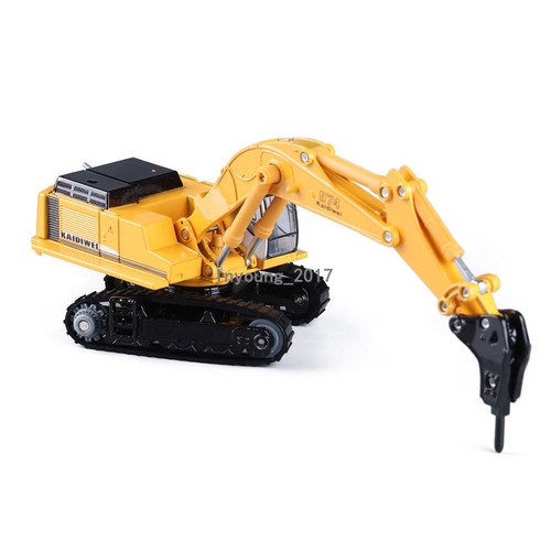1/87 Scale Drill Excavator Construction Vehicle Diecast Tractor Toys for Kids - Picture 2 of 9