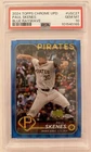 PAUL SKENES 2024 Topps Chrome Update #USC27 BLUE RAYWAVE /150 RC Pirates PSA 10