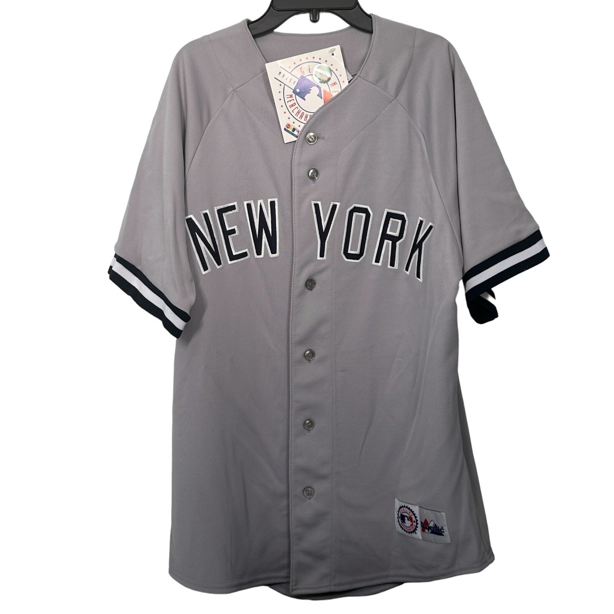 Deadstock New York Yankees VTG Majestic MLB Jersey Gray #4 Medium