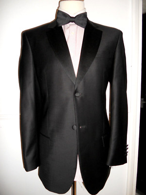 Ted Baker Party CELEBRATED Super Stoff Smoking Anzug Gr. UK 40L ''EUR/IT 50L''W34