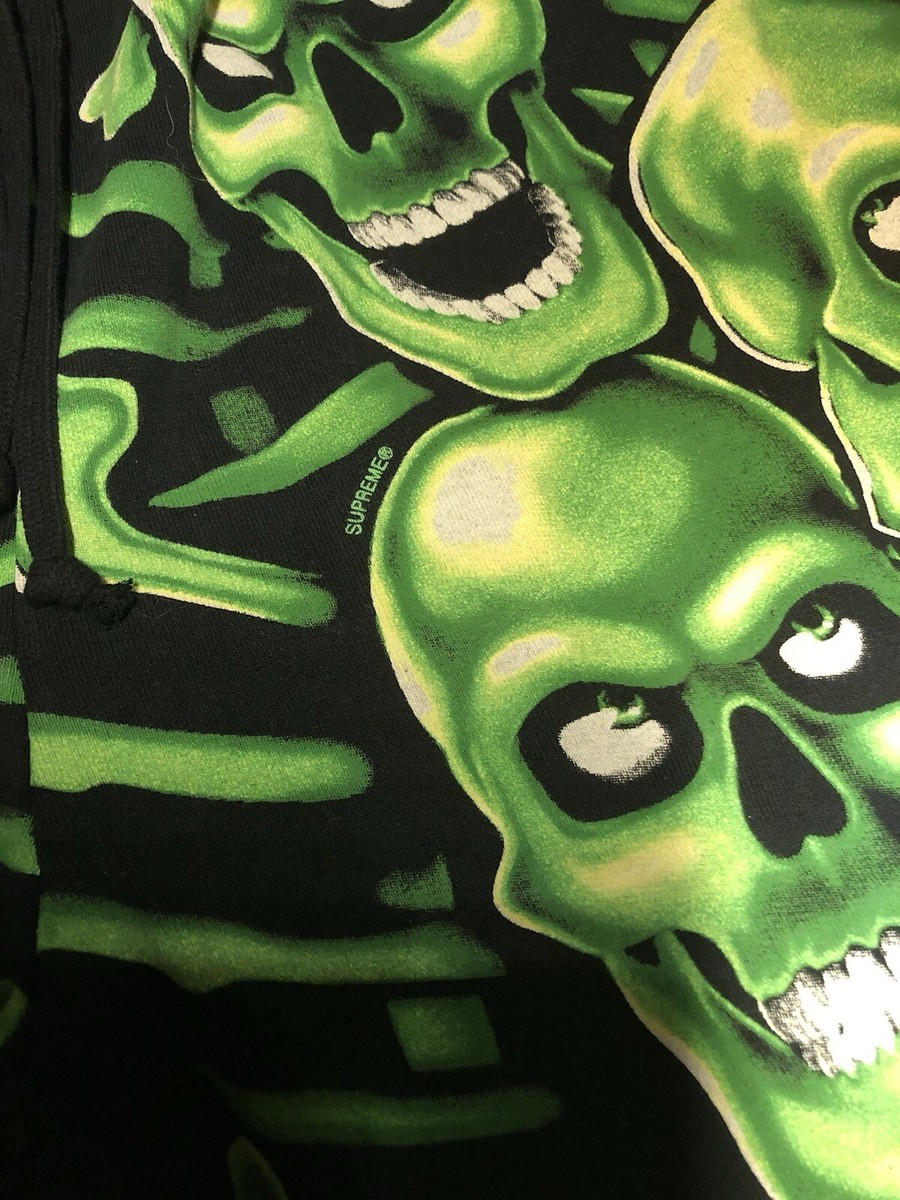 〈美品〉Supreme 18ss Skull Pile Sweatshort Supreme Skull Pile Sweatshort Green Men's - SS18 - US