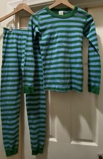 Hanna Andersson Youth Pajamas Set Youth Size 150 or 14 Striped Boy Girl