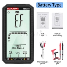 HUAJIAYI FS8233 LCD Digital Multimeter Full Screen AC/DC Voltage Current Meter
