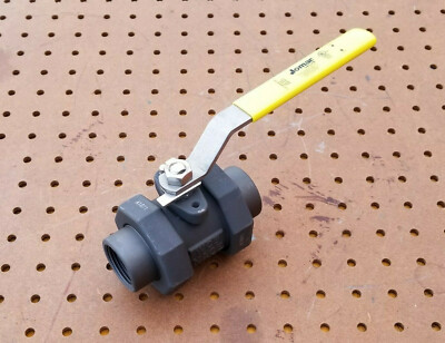JOMAR 1'' T-CS-2002N-SS-DUE CARBON STEEL BALLVALVE 3000 WOG THREADED UNION END