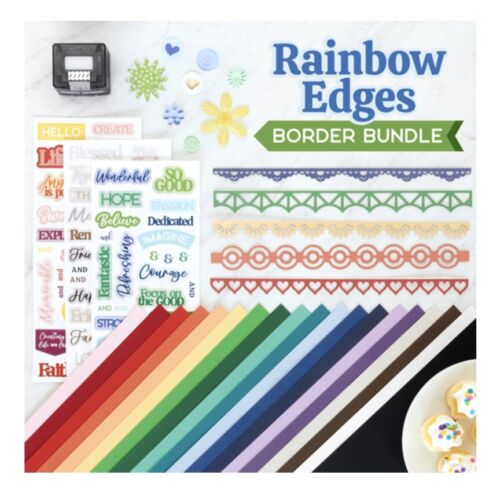 Creative Memories Rainbow Edges Border Bundle w/ Cable Weave BMC NIP EXCLUSIVE