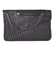 Nwt Sanctuary ‘heavy Metal’ Leather Clutch