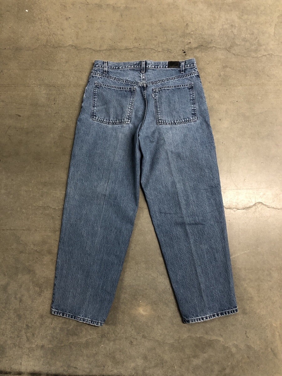 Vintage Y2K Levi's Silvertab Baggy Fit Skater Blue Denim Jeans