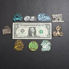 Vintage 1970 rubber novelty refrigerator magnets Real Thing Udder Cola Tennis