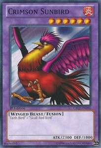 Crimson Sunbird - CBLZ-EN090 - Common - Unlimited Edition x3 - Near Mint