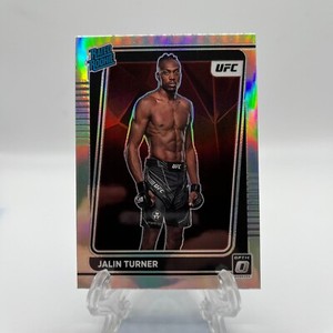 2022 Panini Donruss Optic UFC Rated Holo Prizm Jalin Turner #114 Rookie RC