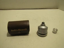 VTG BELL & HOWELL 2 1/2 X TELEPHOTO ATTACHMENT W/BOTH LENS CAPS CASE USED CLEAN