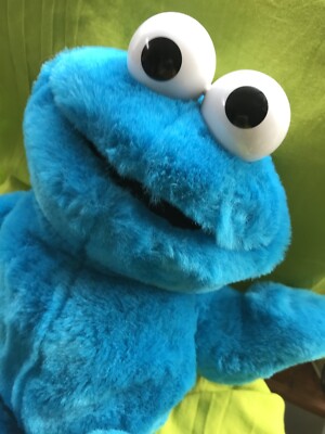Vintage 1997 Tyco Tickle Me Cookie Monster Plush Not Talking