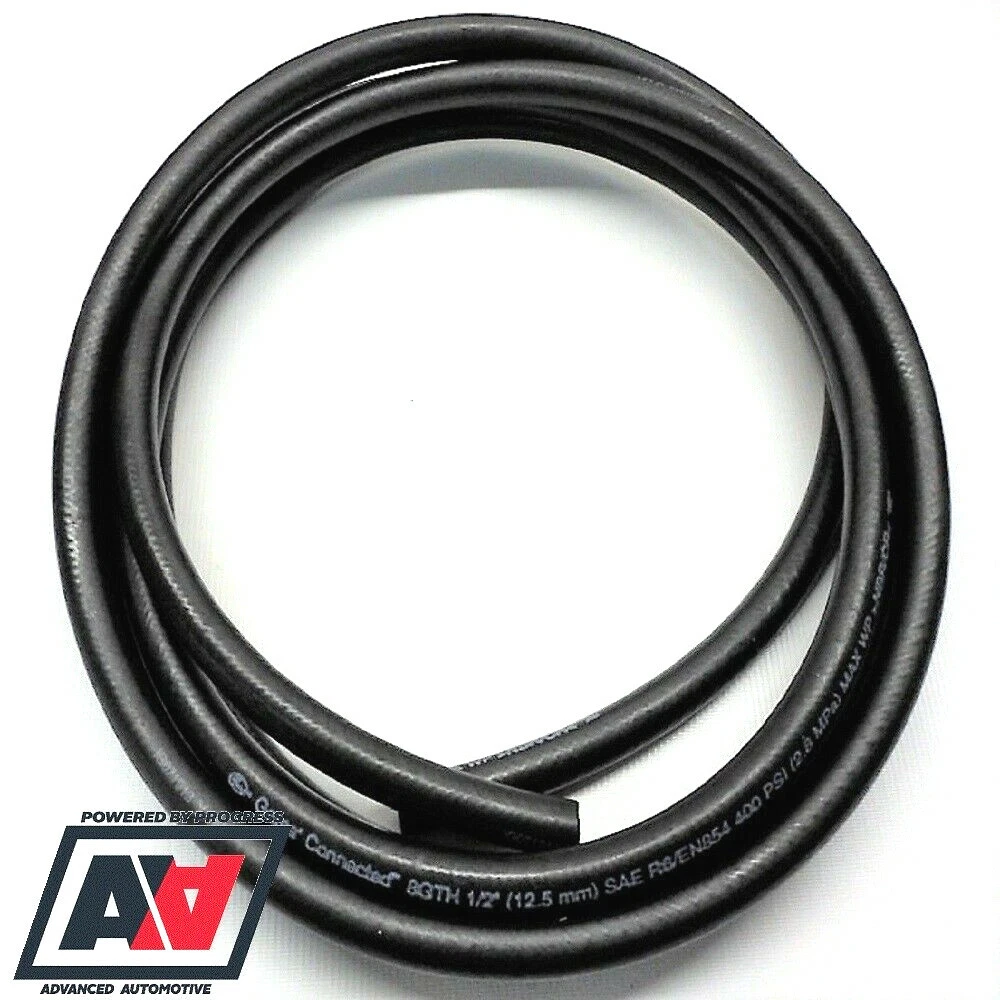 1 metre Oil Cooler Hose Pipe 100R6 8 1 2 inch 12.5 mm Bore High Pressure ADV
