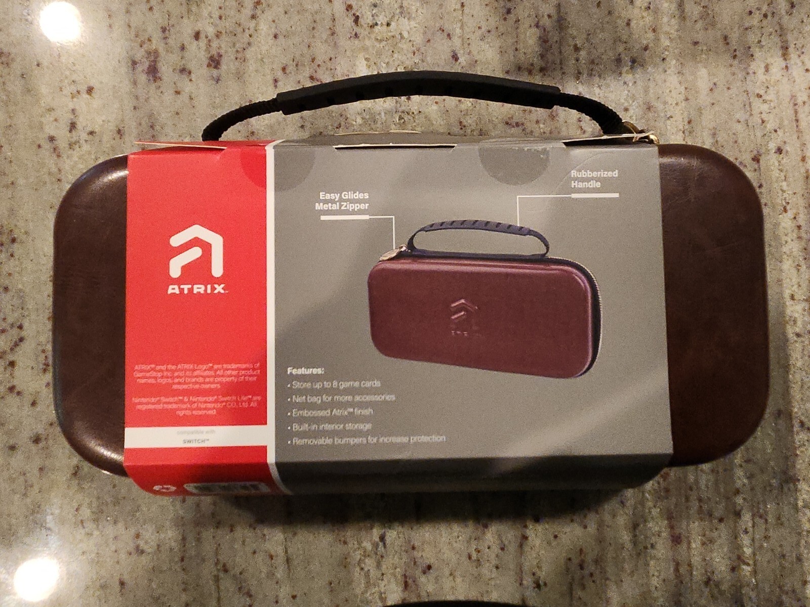 Atrix PU LEATHER Case for Nintendo Switch All In One Travel Case eBay