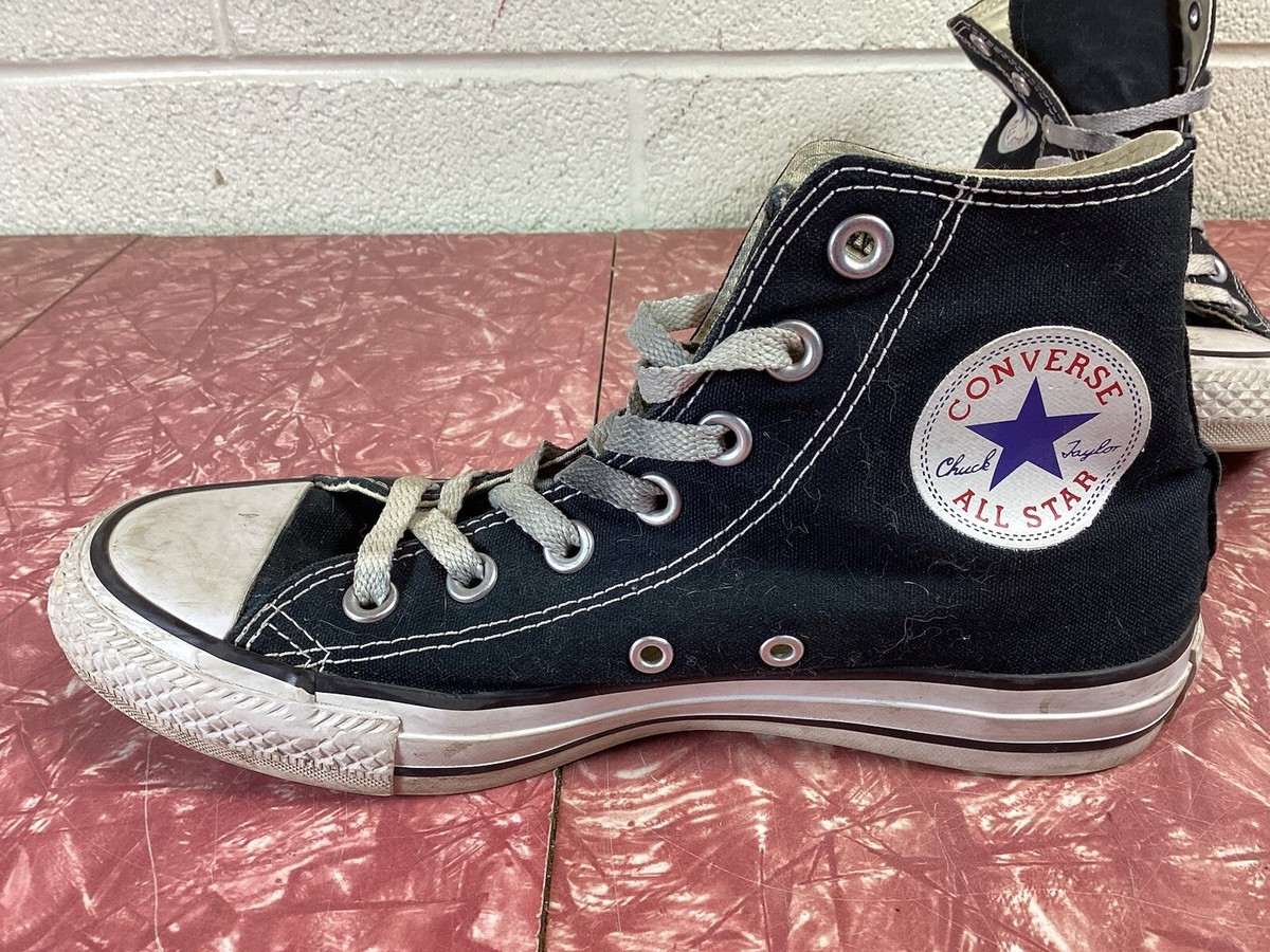 Used Converse Unisex Chuck Taylor All Star Hi Top Black Men's US 5