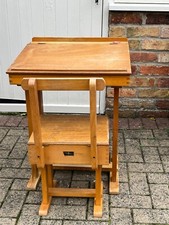 Vintage Taylor Child's desk and Chair with storage