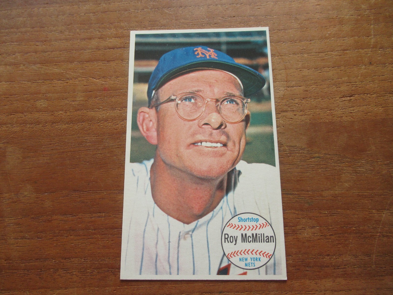 1964 TOPPS GIANTS ROY MCMILLAN #8 NEW YORK METS HIGH GRADE SETBREAK