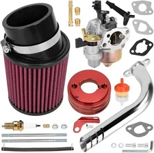 Carburetor Air Filter Exhaust Pipe Stage 2 Kit For Predator 212cc 196cc GX160