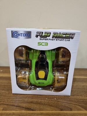 Contixo Flip Racer RC Stunt Car Big Wheels Flips & Rotates 360 Remote Manual