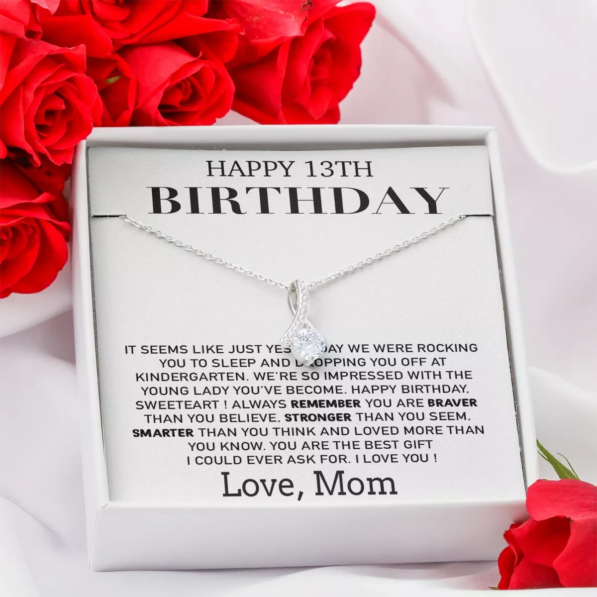 13th Birthday Gift Necklace,13th Birthday Girl ,Gift for 13 Year Old Girl  Gifts