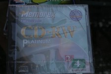 Memorex CD-RW Platinum Discs 650 MB 74 Min 2x 4x Rewrite Speed Lot Of 3 -NEW