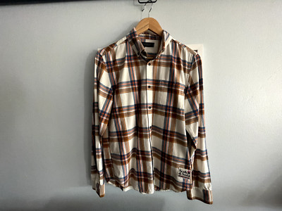 Scotch Shrunk * Boys Shirt Multicolor Plaid Button-Down * Size 16
