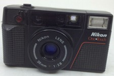 Nikon One Touch 35mm 1:2.8 Point and Shoot Film Camera KEN109 For Parts  Repair