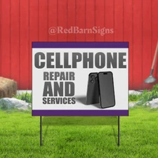 Cellphone Repair Indoor Outdoor Coroplast Yard Sign 