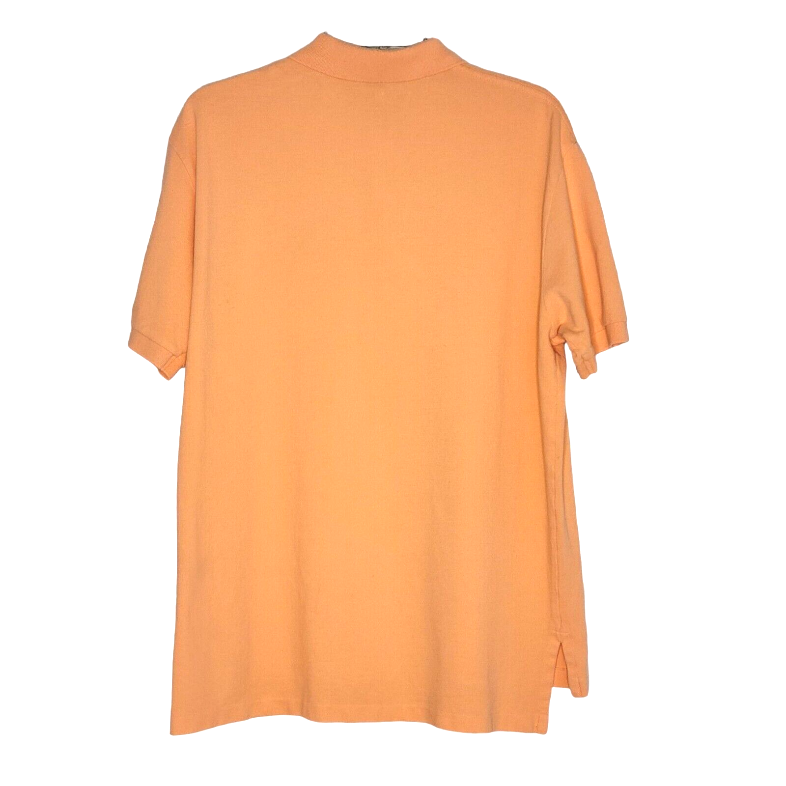 PONY Polo by Ralph Lauren uomo camicia arancione taglia L maniche corte con frangia blu