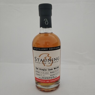 (399,96 EUR/l) Stauning Rye Single CaskWhisky, 0,25l, 50,1%