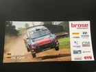 CP POSTCARD POSTCARD HYUNDAI I20 DINKEL RALLYE GERMANY 2019 WRC RALLY