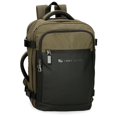 Riñonera Pepe Jeans Jarvis plana negra 25 x 15 x 25 cm poliéster con...