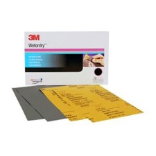 50ct 3m Wet Or Dry 5.5 X 9 Sandpaper Sheets 02023 Grit 1500 Auto Body Sanding